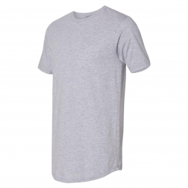 Next Level 3602 Cotton Long Body Short Sleeve Crew - Heather Grey