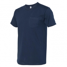 Next Level 3605 Cotton Pocket Crew - Midnight Navy