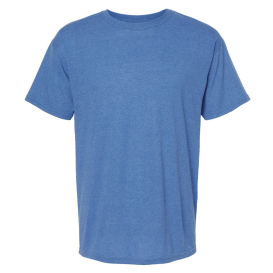 M&O 4800 Gold Soft Touch T-Shirt - Heather Royal