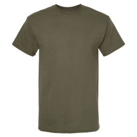 M&O 4800 Gold Soft Touch T-Shirt - Military Green