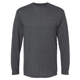 M&O 4820 Gold Soft Touch Long Sleeve T-Shirt - Dark Heather