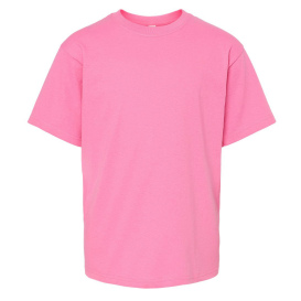 M&O 4850 Youth Gold Soft Touch T-Shirt - Azalea