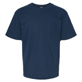 M&O 4850 Youth Gold Soft Touch T-Shirt - Deep Navy