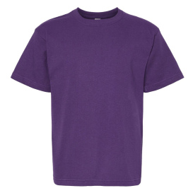 M&O 4850 Youth Gold Soft Touch T-Shirt - Purple