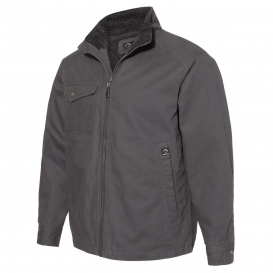 DRI DUCK 5037 Endeavor Canyon Cloth Canvas Jacket with Sherpa Lining - Charcoal