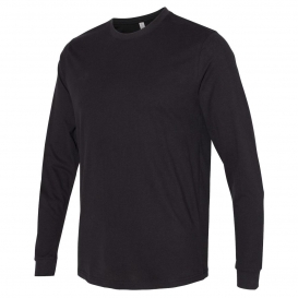 Next Level 6411 Sueded Long Sleeve Crew - Black