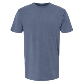 M&O 6500M Unisex Vintage Garment Dyed T-Shirt - Blue Jean