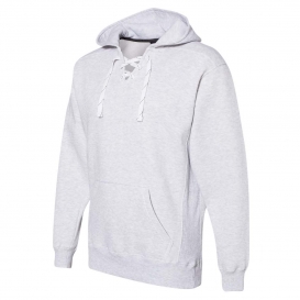 J. America 8830 Sport Lace Hooded Sweatshirt - Ash Heather
