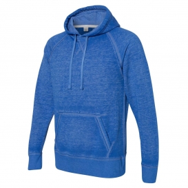 J. America 8915 Vintage Zen Fleece Hooded Pullover Sweatshirt - Twisted Royal