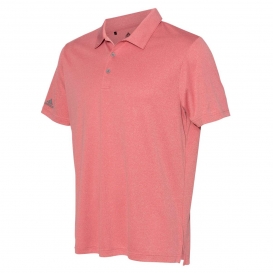 adidas A240 Heathered Sport Shirt - Power Red Heather