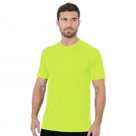 Bayside 5300 USA-Made Performance T-Shirt - Lime Green