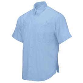 Paragon 700 Hatteras Performance Short Sleeve Fishing Shirt - Blue Mist