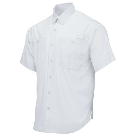 Paragon 700 Hatteras Performance Short Sleeve Fishing Shirt - White