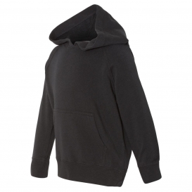 Independent Trading Co. PRM10TSB Toddler Special Blend Raglan Hooded Sweatshirt - Black