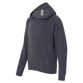 Independent Trading Co. PRM15YSB Youth Special Blend Raglan Hooded Sweatshirt - Midnight Navy