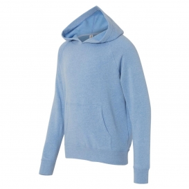 Independent Trading Co. PRM15YSB Youth Special Blend Raglan Hooded Sweatshirt - Pacific