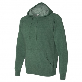 Independent Trading Co. PRM33SBP Unisex Special Blend Raglan Hooded Sweatshirt - Moss