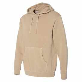 Independent Trading Co. PRM4500 Heavyweight Pigment-Dyed Hooded Sweatshirt - Pigment Sandstone