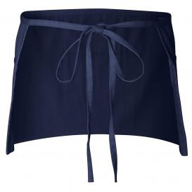 Q-Tees Q2115 Waist Apron with Pockets - Navy