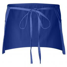 Q-Tees Q2115 Waist Apron with Pockets - Royal
