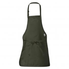 Q-Tees Q4250 Full-Length Apron with Pouch Pocket - Forest