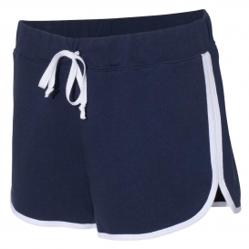 Boxercraft R65 Women\'s Relay Shorts - Navy/White