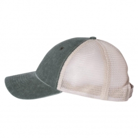 Sportsman SP510 Pigment-Dyed Trucker Cap - Forest/Stone