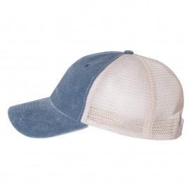 Sportsman SP510 Pigment-Dyed Trucker Cap - Navy/Stone