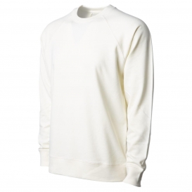 Independent Trading Co. SS1000C Unisex Lightweight Loopback Terry Crew - Bone