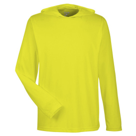 Team 365 TT41 Men\'s Zone Performance Hoodie - Safety Yellow