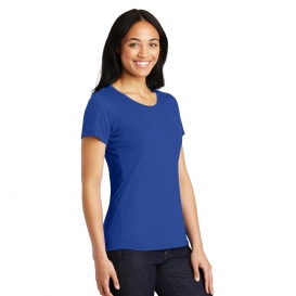 Sport-Tek LST450 Ladies PosiCharge Competitor Cotton Touch Tee - True Royal