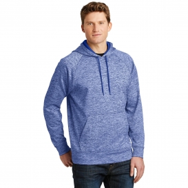 Sport-Tek ST225 PosiCharge Electric Heather Fleece Hooded Pullover - True Royal Electric