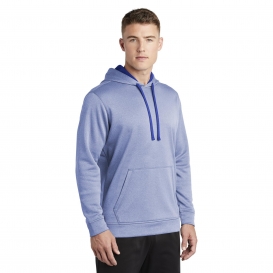 Sport-Tek ST264 PosiCharge Sport-Wick Heather Fleece Hooded Pullover - True Royal Heather
