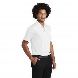 Sport-Tek ST640P PosiCharge RacerMesh Pocket Polo - White