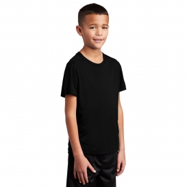 Sport-Tek YST420 Youth Posi-UV Pro Tee - Black