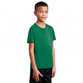 Sport-Tek YST420 Youth Posi-UV Pro Tee - Kelly Green