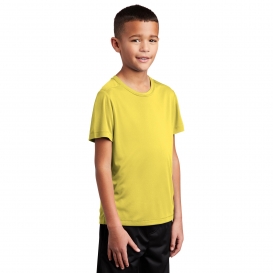 Sport-Tek YST420 Youth Posi-UV Pro Tee - Yellow