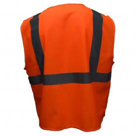 Radians SV2OS Type R Class 2 Economy Solid Safety Vest - Orange