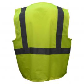 Radians SV2ZGS Type R Class 2 Economy Solid Safety Vest with Zipper ...