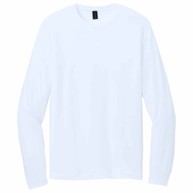 Gildan 67400 CVC Long Sleeve Tee - White