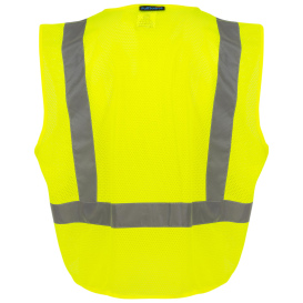 Full Source US2LM19 Type R Class 2 Mesh Safety Vest - Yellow/Lime