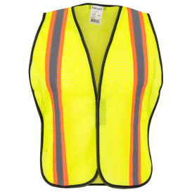 Full Source USELM2R Economy Non-ANSI Mesh Safety Vest - Yellow/Lime