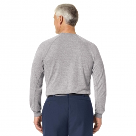 Workrite Fire Service FT40 Men\'s Athletic Style Long Sleeve Station Wear T-Shirt - Heather Grey