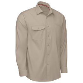 Red Kap TSM4 Men\'s Cooling Work Shirt - Long Sleeve - Sand