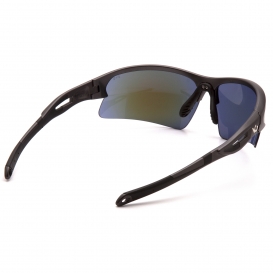 Venture Gear VGSGM1665T Monteagle Eyewear - Gun Metal/Black Frame - Ice Blue Mirror Anti-Fog Lens