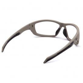 Venture Gear VGST1310T Howitzer Tactical Eyewear - Tan Frame - Clear Anti-Fog Lens