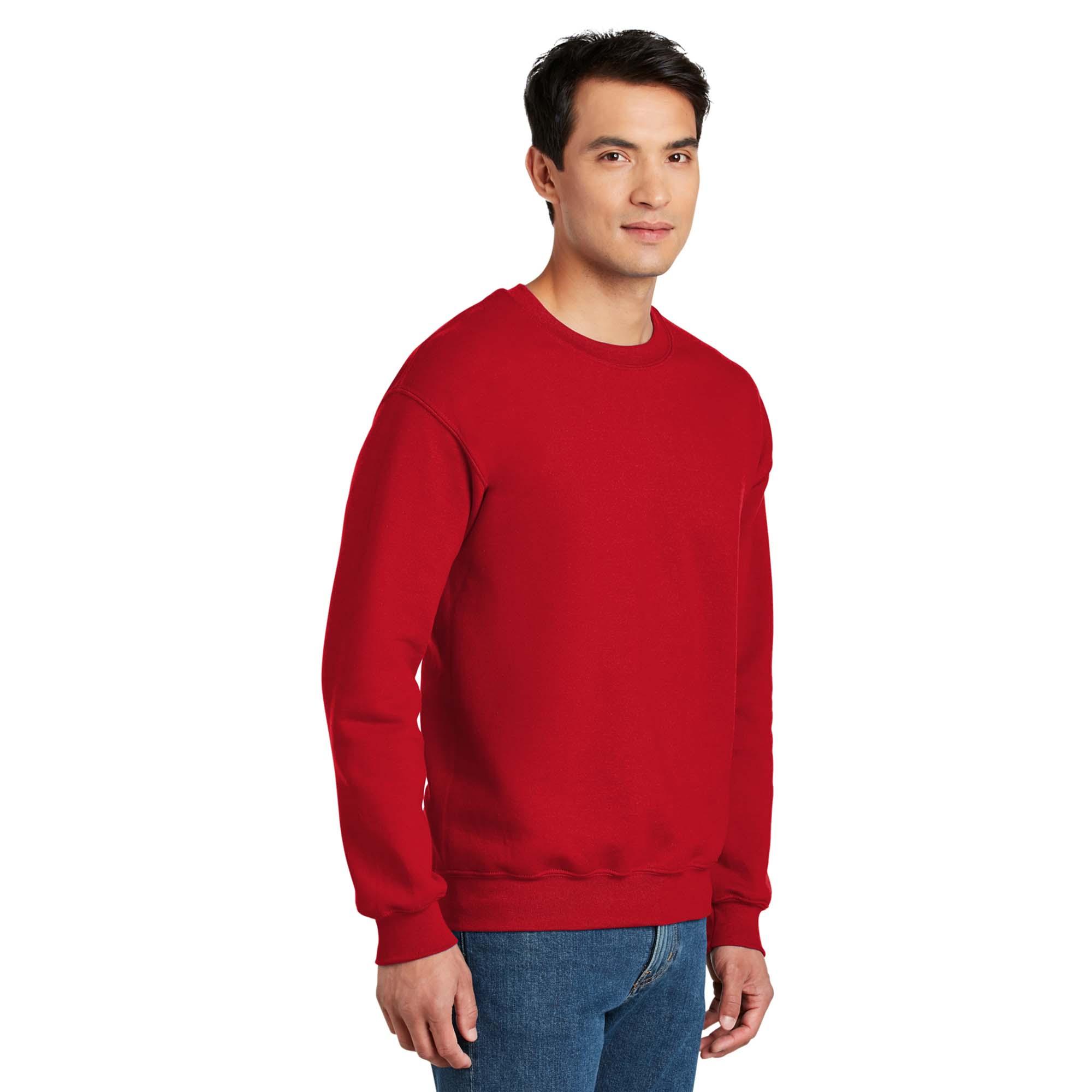 Gildan 12000 DryBlend Crewneck Sweatshirt - Red | Full Source