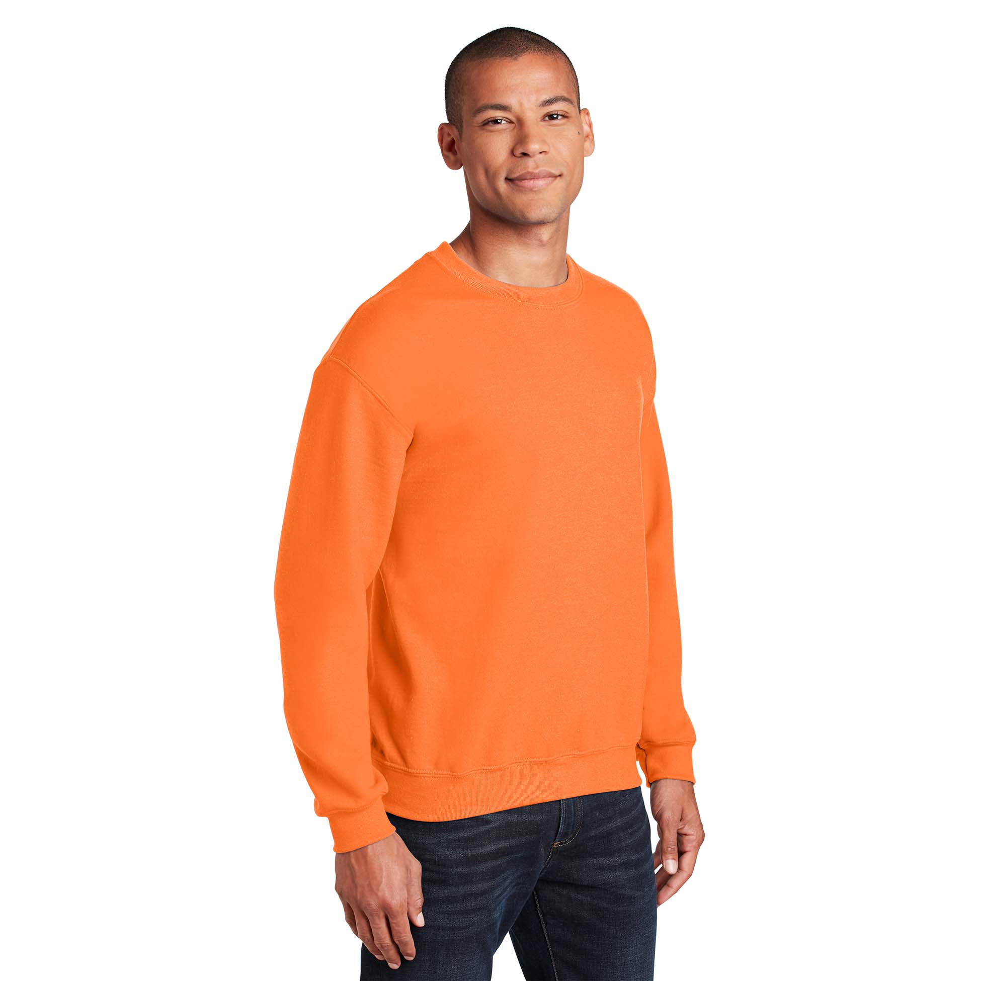 Gildan 18000 Heavy Blend Crewneck Sweatshirt - S. Orange