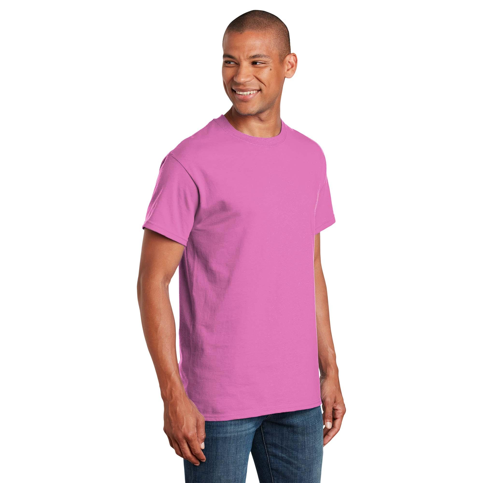 Gildan 2000 Ultra Cotton 100% US Cotton T-Shirt - Azalea | Full Source