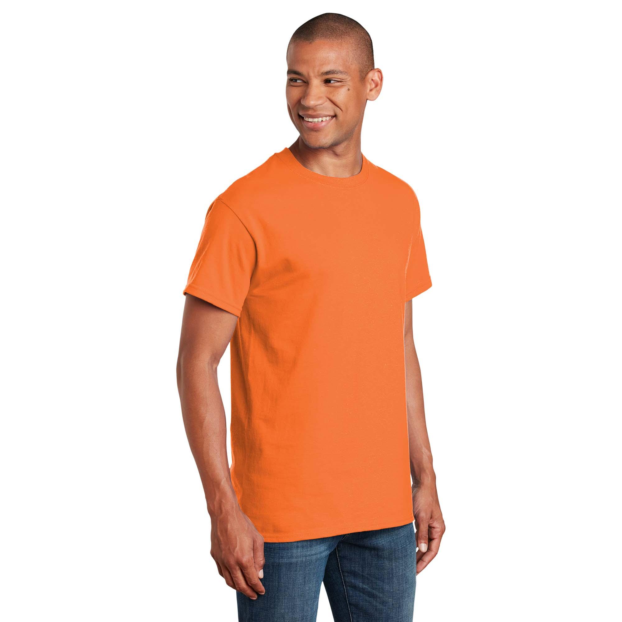 Orange Shirt for Men - Gildan 2000 - Men T-Shirt Cotton Men Shirt